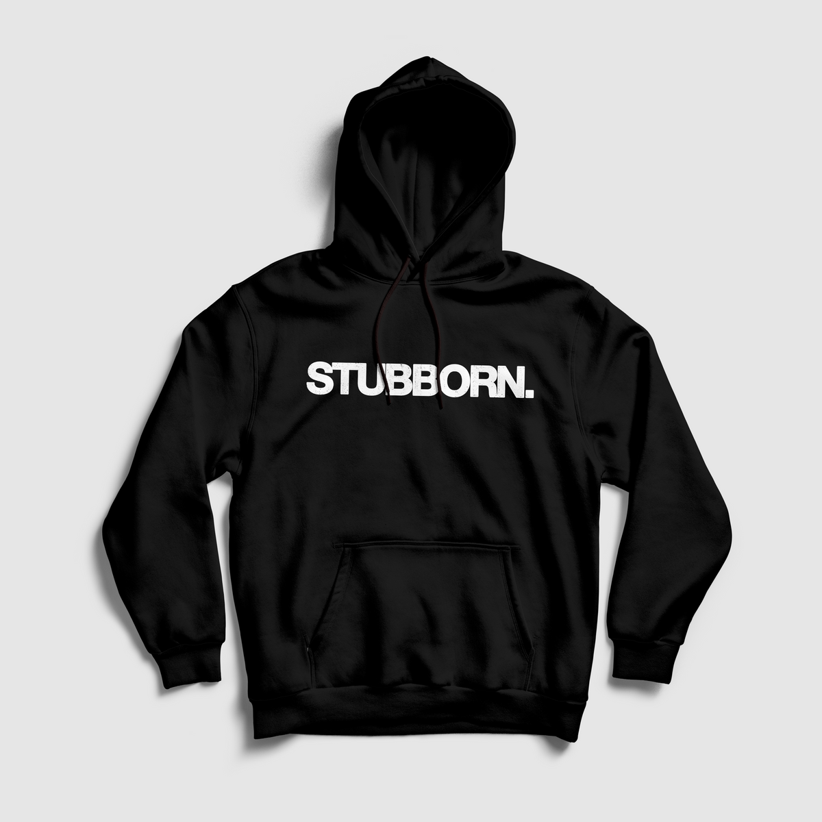 Stubborn. Logo Hoodie