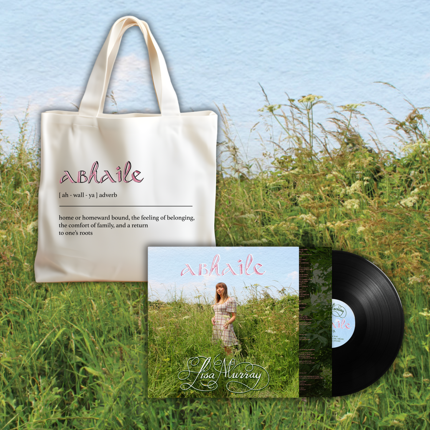 Abhaile LP and Tote Bage Bundle